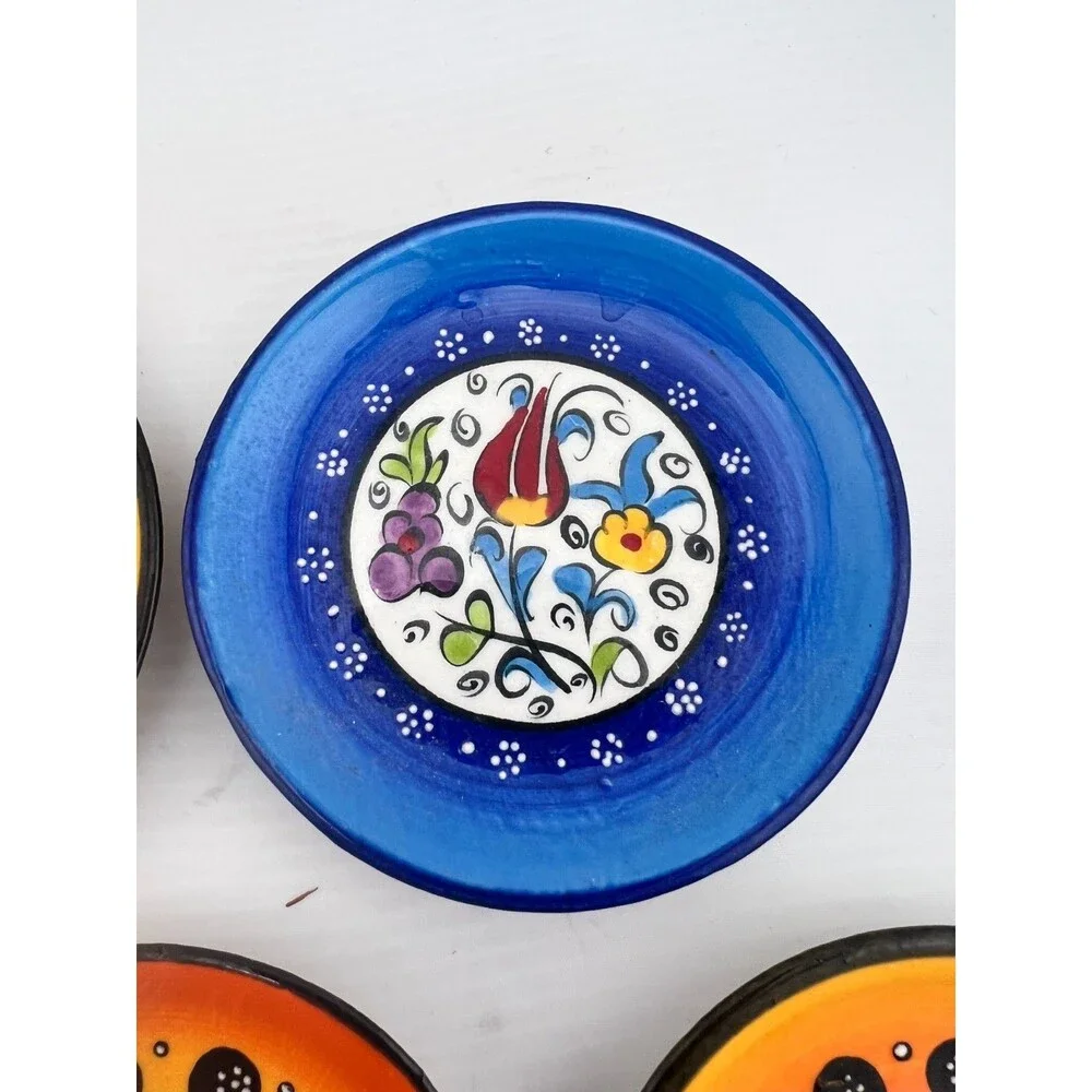5pc Ceramic Plate Set Italian 4